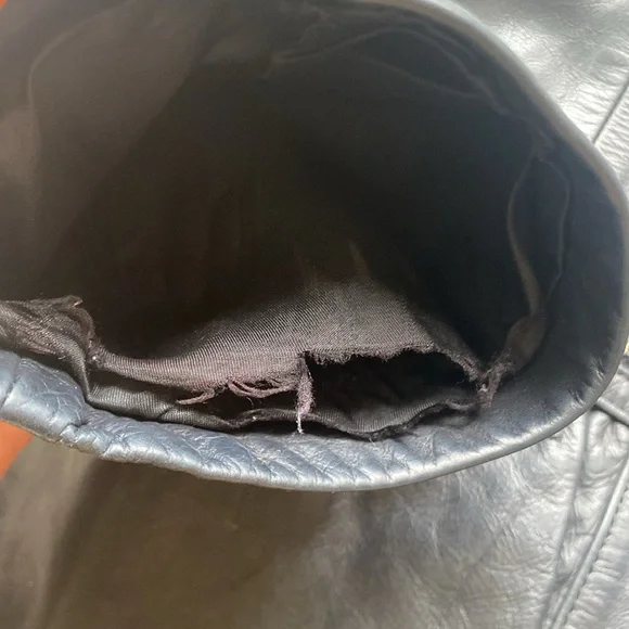 VINTAGE Banana Republic Leather Jacket - Picture 8 of 9